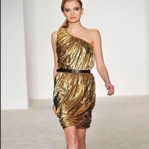 Derek Lam Gold Fall 2009 Ready To Wear Dress